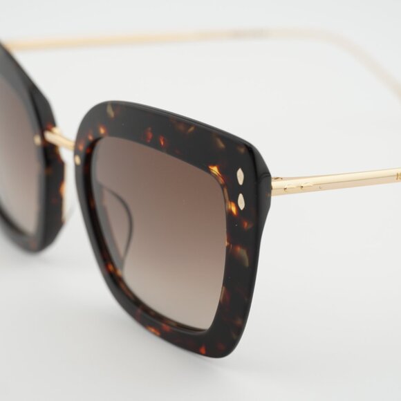 Isabel Marant IM 0083/G/S 02IK HA Sunglasses Havana Butterfly Frame,Brown Lenses main image 6